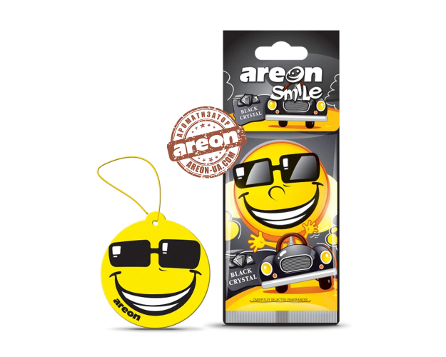 Ароматизатор повітря Areon Smile Black Crystal ASD19