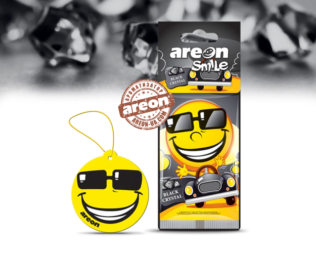 Ароматизатор повітря Areon Smile Black Crystal ASD19