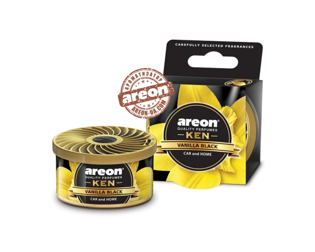 Ароматизатор воздуха Areon KEN Vanilla Black AK31