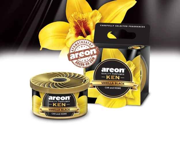 Ароматизатор воздуха Areon KEN Vanilla Black AK31