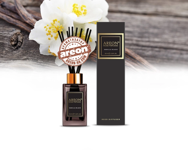 Аромадифузор Areon Home Perfume Premium Vanilla Black 85мл PSL03