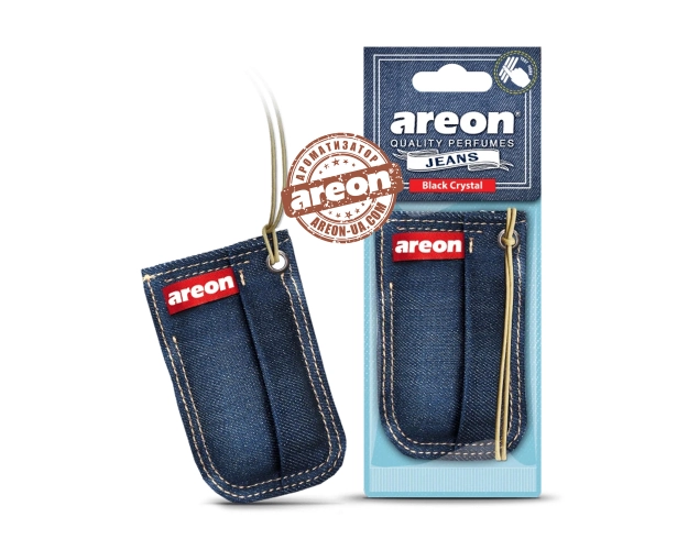 Ароматизатор повітря Areon Jeans мешочек Black Crystal