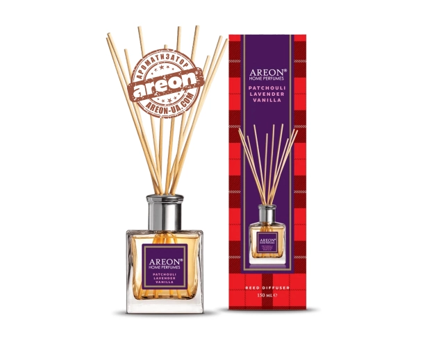 Аромадифузор Areon Home Perfume Tartan Patchouli Lavender Vanilla 150ml HST01