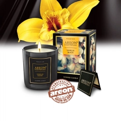 Ароматическая свеча Areon Premium Vanilla Black