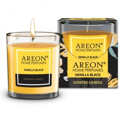Ароматическая свеча Areon Vanilla Black 120гр