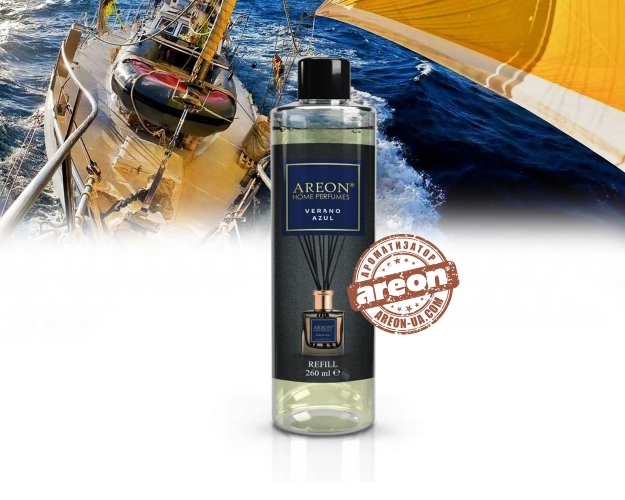 Наполнитель для аромадиффузора Areon Home Perfumess Refill Premium Verano Azul 260мл CVE04