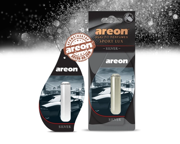 Ароматизатор повітря Areon Lux Sport Liquid 5 ml Silver LX02
