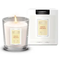 Ароматическая свеча Areon Home Perfumes Moon Line White Orchid