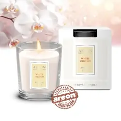 Ароматическая свеча Areon Home Perfumes Moon Line White Orchid
