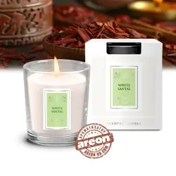Ароматическая свеча Areon Home Perfumes Moon Line White Santal
