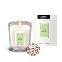 Ароматическая свеча Areon Home Perfumes Moon Line White Santal