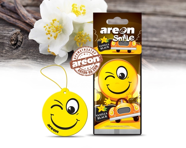 Ароматизатор воздуха Areon Smile Vanilla Black ASD22
