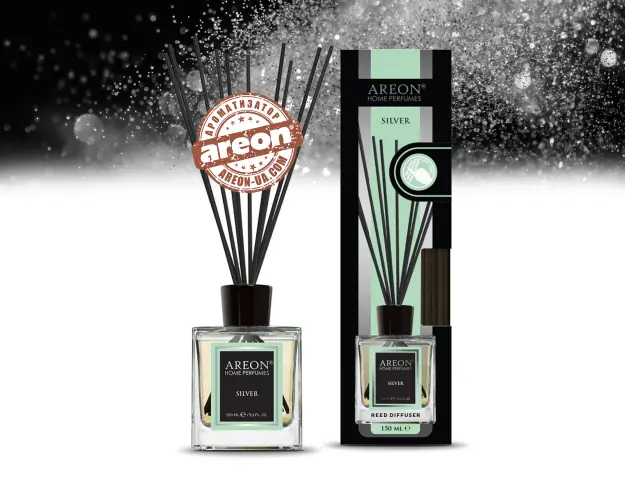 Аромадифузор Areon Home Perfume LUX Silver 150мл HPL02