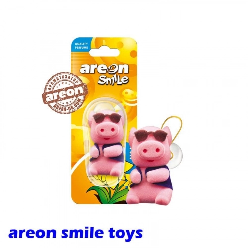 Ароматизатор повітря Areon Smile Toys Vanilla "Свинка" ASB11