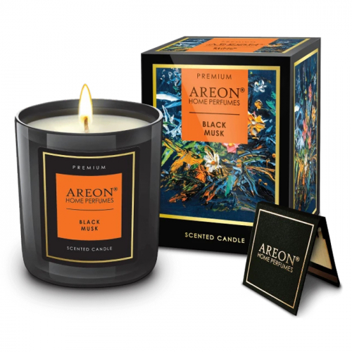 Ароматическая свеча Areon Premium Black Musk (дата до 07.2020) discont-91