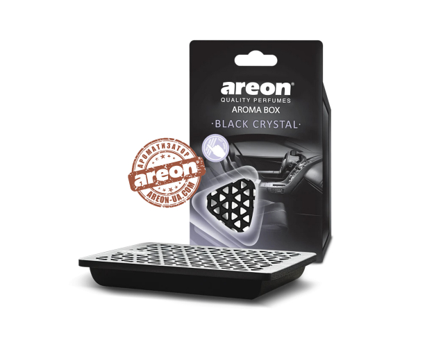 Ароматизатор повітря Areon Aroma Box Black Crystal ABC01