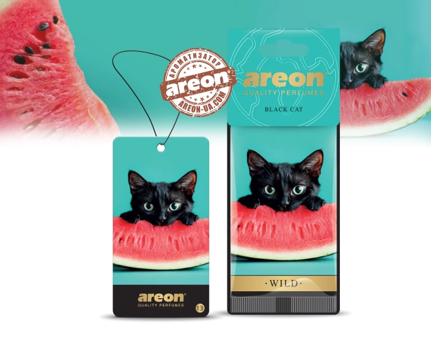 Ароматизатор повітря Areon Wild Black Cat AW13