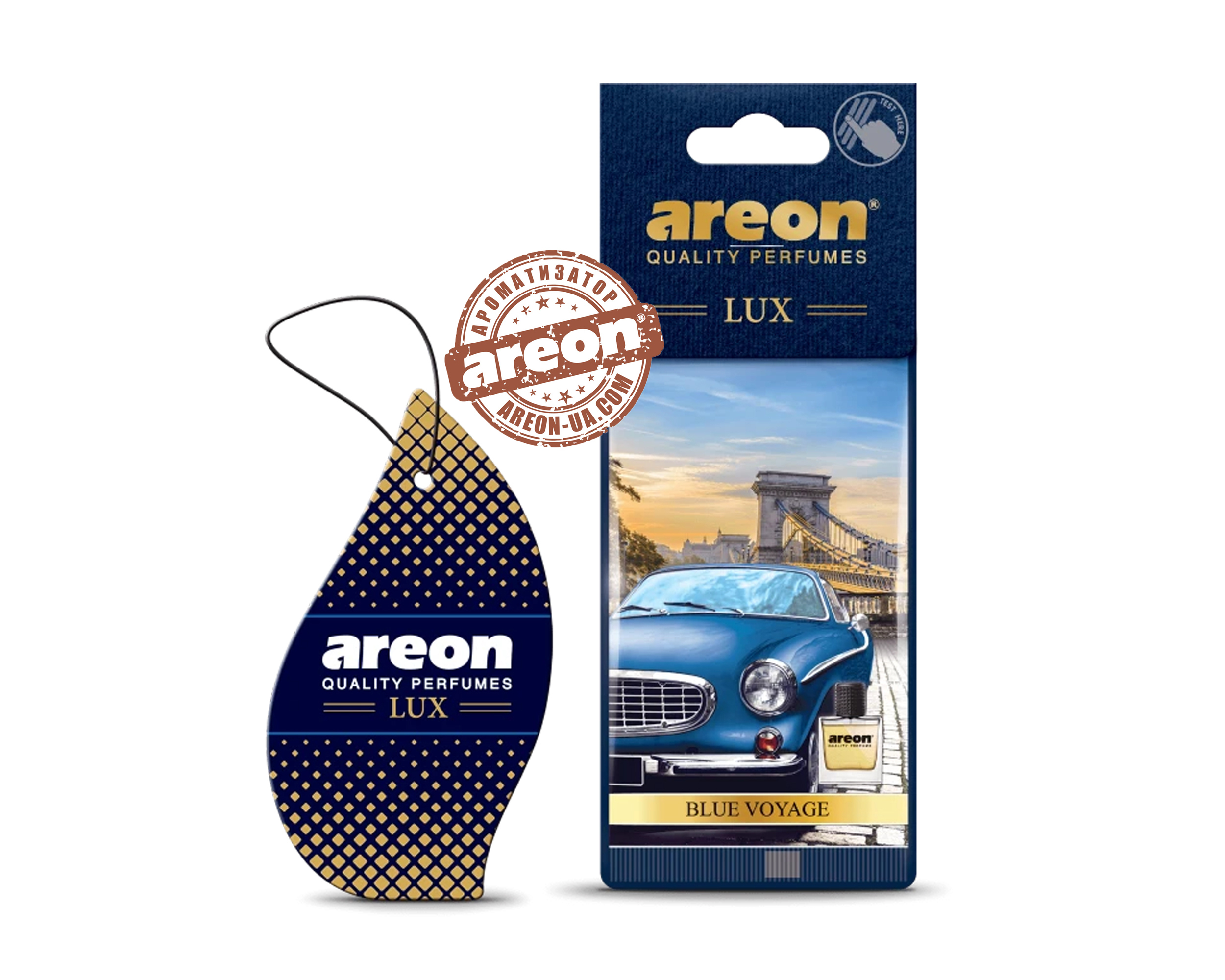 Освежитель "Areon" (Areon Lux) - Blue Voyage (подвесной)