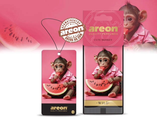 Ароматизатор повітря Areon Wild Cute Monkey AW12