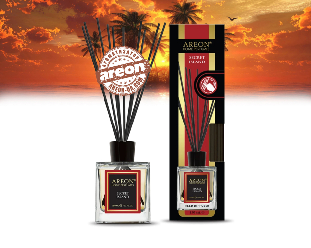 Аромадиффузор Areon Home Perfumes LUX Secret Island 150мл RDSL08