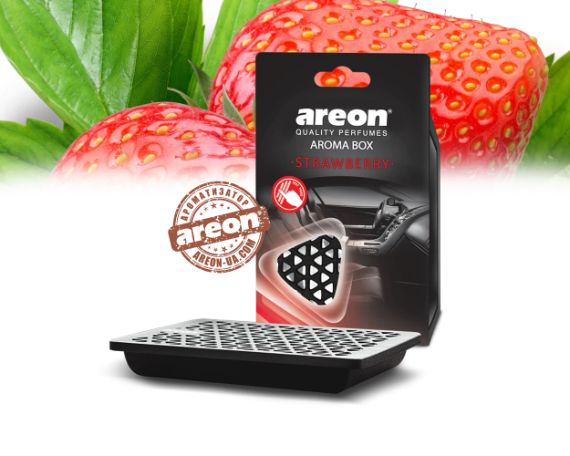 Ароматизатор повітря Areon Aroma Box Strawberry ABC04