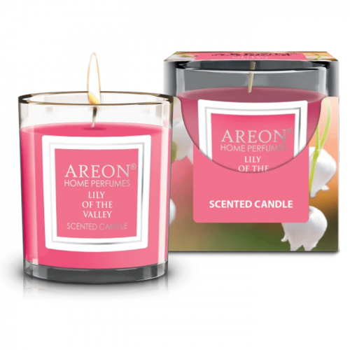 Ароматическая свеча Areon Lily of the Valley 120гр CR05