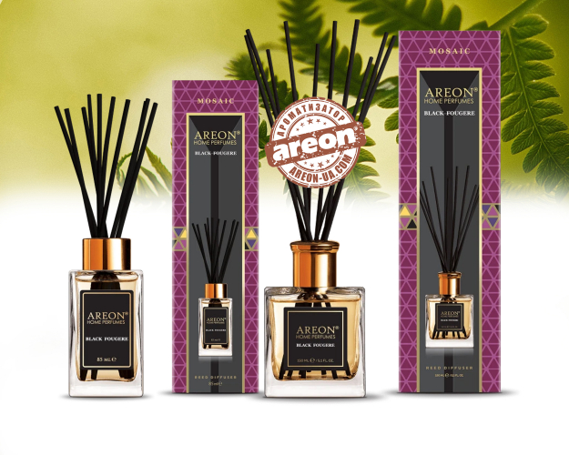 Аромадиффузор Areon Home Perfumes Mosaic Black Fougere 85мл PSM05