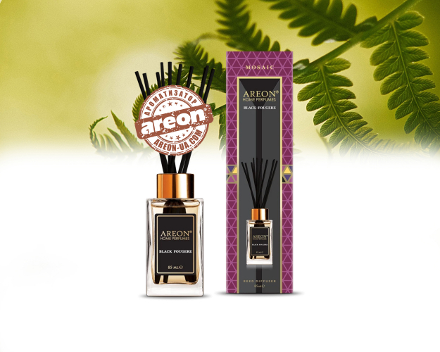 Аромадиффузор Areon Home Perfumes Mosaic Black Fougere 85мл PSM05