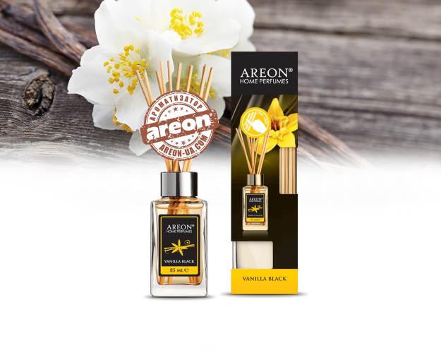 Аромадиффузор Areon Home Perfumes LUX Vanilla Black 85мл PS10