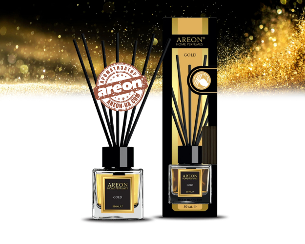 Аромадифузор Areon Home Perfumes LUX Gold 50мл RDS01