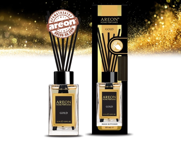 Аромадиффузор Areon Home Perfumes LUX Gold 85мл PL01