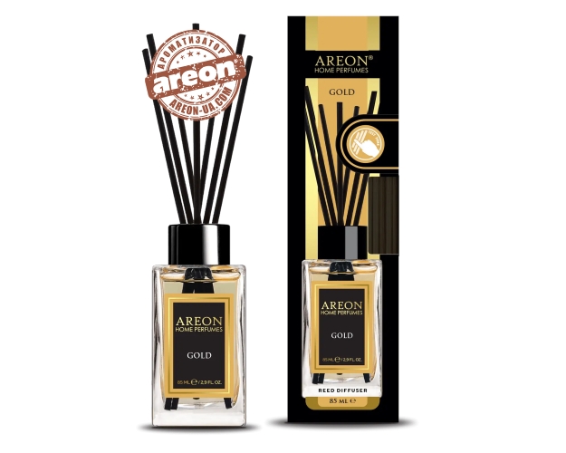 Аромадиффузор Areon Home Perfumes LUX Gold 85мл PL01