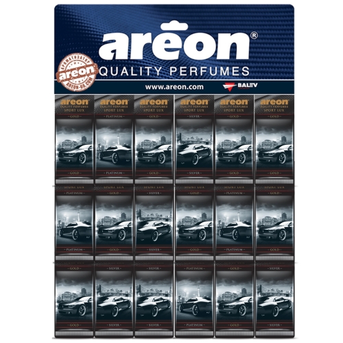 Ароматизатор повітря Areon Lux Sport Планшетка 72шт. PANSL72