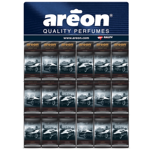 Ароматизатор воздуха Areon Lux Sport Планшетка 72шт. PANSL72-07607