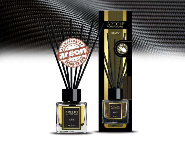 Аромадифузор Areon Home Perfumes LUX Black 50мл RDS05