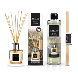Набір ароматизаторів для дому великий Areon Home Perfumes Black Crystal 150+260мл