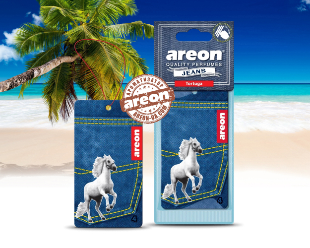 Ароматизатор повітря Areon Jeans Tortuga