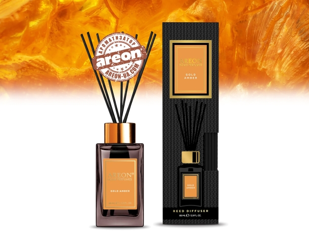 Аромадіфузор Areon Home Perfume Premium Gold Amber 85мл PSL07