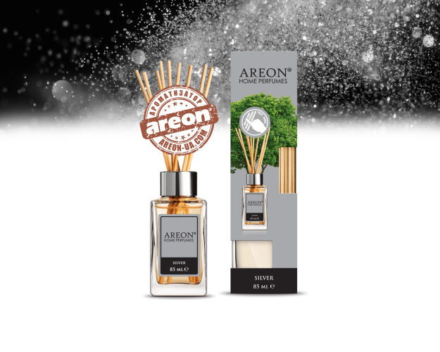 Аромадифузор Areon Home Perfume LUX Silver 85мл PL02