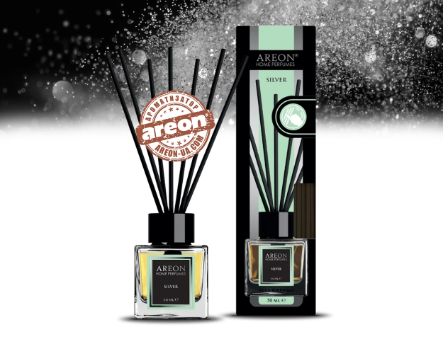 Аромадиффузор Areon Home Perfumes LUX Silver 50мл RDS02