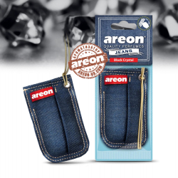 Ароматизатор повітря Areon Jeans мішечок Black Crystal