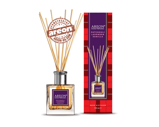 Аромадиффузор Areon Home Perfumes Tartan Patchouli Lavender Vanilla 150ml HST01