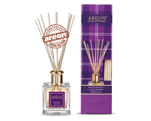 Аромадиффузор Areon Home Perfumes Tartan Patchouli Lavender Vanilla 150ml HST01