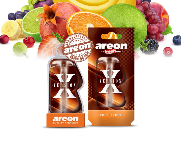 Ароматизатор повітря Areon Liquid X-Version 8.5ml Tutti frutti LCX05