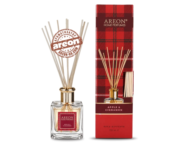 Аромадиффузор Areon Home Perfumes Tartan Apple Cinnamon 150ml HST04