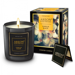 Ароматическая свеча Areon Premium Vanilla Black