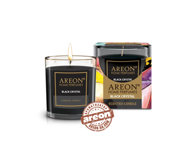 Ароматична свічка Areon Black Crystal 120гр CR03