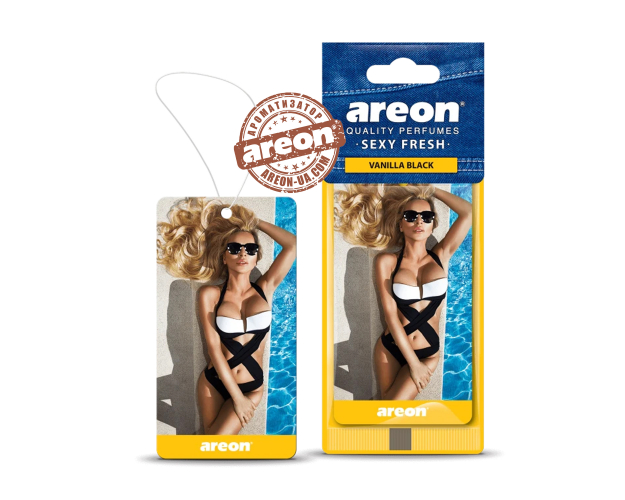 Ароматизатор повітря Areon Sexy Fresh Vanilla Black ASF04