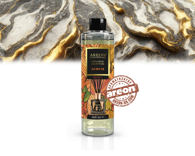 Наполнитель для аромадиффузора Areon Home Perfumess Refill Exclusive Aurum 260мл CVE01