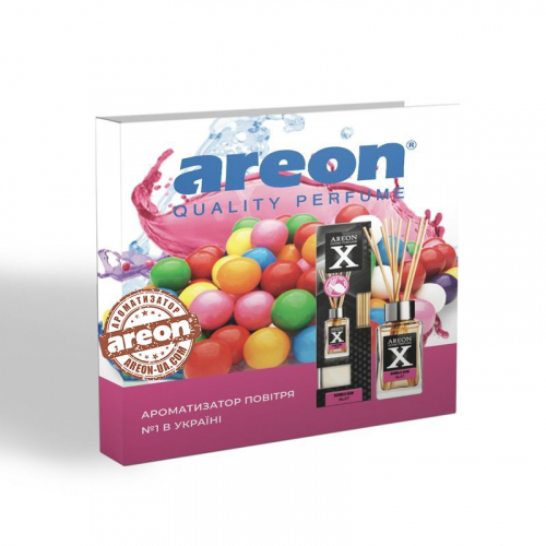 Тестер Ароматизатор Areon X аромат - Bubble Gum PR21